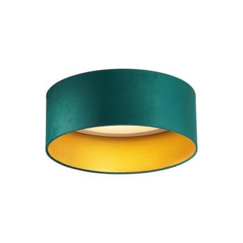 Modern mennyezeti lámpa zöld bársony 40 cm LED-del, 3 lépésben dimmelhető - Sue kép