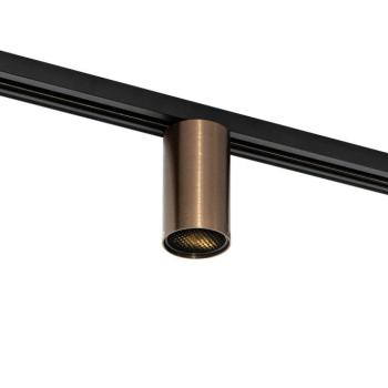 Modern sötét bronz reflektor 1 fázisú sínrendszerhez GU10 35mm - Iconic Ruby Honey kép