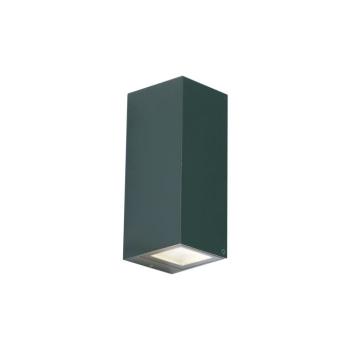 Modern sötétzöld fali lámpa 2 izzós GU10 70mm IP54 - Baleno kép