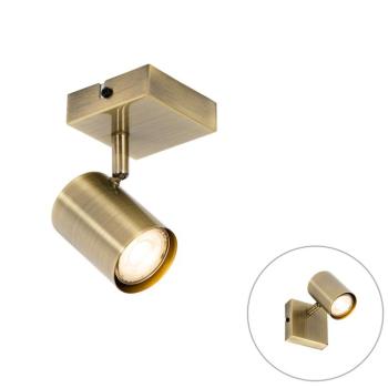 Modern spotlámpa bronz állítható négyzet alakú - Jeana kép