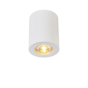 Modern spotlámpa fehér 7,5 cm - Tuba kép