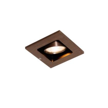 Modern süllyesztett spotlámpa sötét bronz állítható - Qure kép