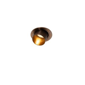 Modern süllyesztett spotlámpa sötét bronz kerek dönthető - Installa kép