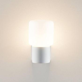 Molto Luce Lanu Flat kültéri fali lámpa, fehér, alumínium/üveg kép