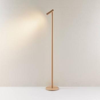 Molto Luce LED-es újratölthető állólámpa Mimo F, homokszínű, alumínium kép