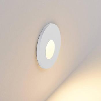 Molto Luce LED süllyesztett lámpa Wall 68R RD fehér, alumínium, CCT kép