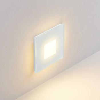Molto Luce LED süllyesztett lámpa Wall R68 üveg IP44 SQ, fehér, CCT kép