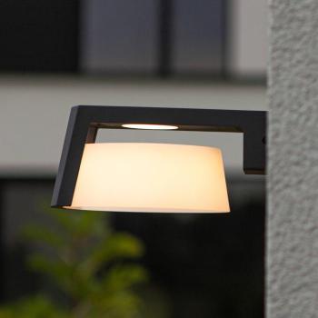 Moon LED kültéri fali lámpa, antracit, CCT, IP44 kép