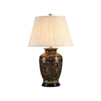 Morris asztali lámpa porcelán talppal kép