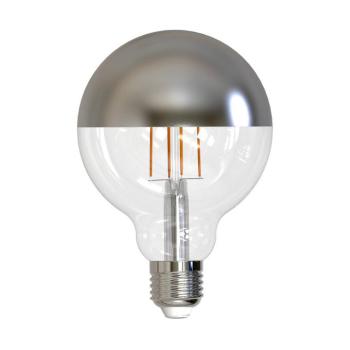 Müller LED gömb E27 9W 927 tükrös f. izzó ezüst kép