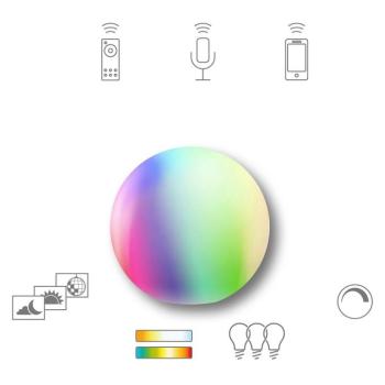 Müller Licht tint Calluna LED fénygömb IP44 kép