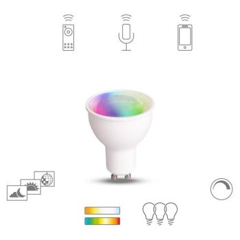 Müller Licht tint fehér+színes LED GU10 6W 350lm kép