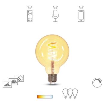 Müller Licht tint LED gömb G95 E27 5,5W arany kép
