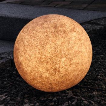 Mundan világító díszgömb, 30 cm, terrakotta kép