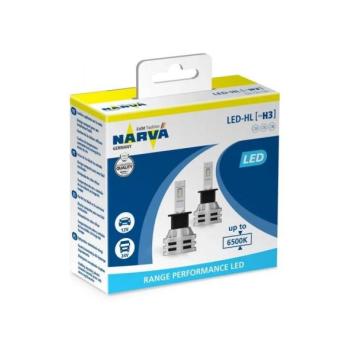 Narva KÉSZLET 2x LED Autó izzó H3 PK22s/19W/12V 6500K  kép