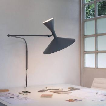 Nemo Lampe de Marseille fali lámpa, szürke matt kép