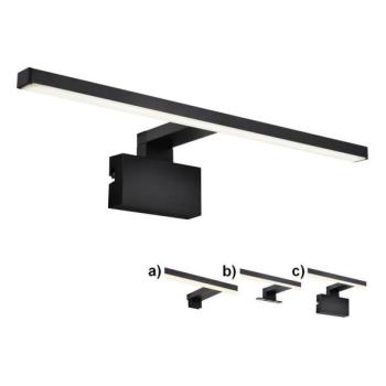Nordlux Nordlux MARLEE LED 8,9W 230V IP44 fürdőszobai tükörvilágítás, 50 cm, fekete  kép