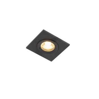 Okos beépített reflektor fekete négyzet alakú IP44 WiFi-vel, GU10-es foglalattal - Xena kép
