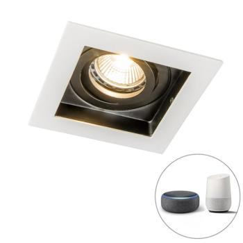 Okos beépíthető reflektor fehér, WiFi-vel, GU10 állítható - Carree kép