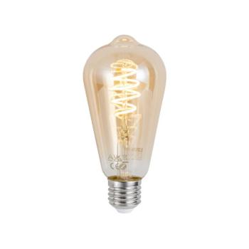 Okos E27 Dimmelhető LED Izzó ST64 Borostyán 4.9W 320lm 2500K kép