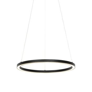 Okos függőlámpa fekete 60 cm LED-del és RGBW-vel - Girello kép