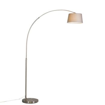 Okos ív lámpa acél árnyékolóval szürke, WiFi-vel A60 - Arc Basic kép