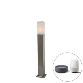 Okos kültéri lámpa 80 cm acél, WiFi P45-tel - Malios kép