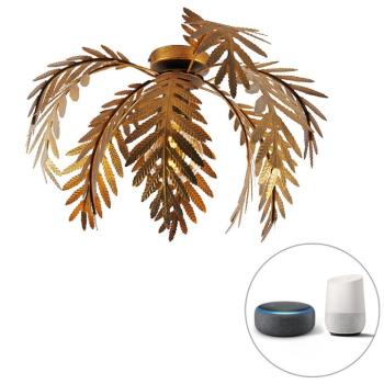 Okos mennyezeti lámpa arany 45 cm kerek, WiFi-vel, G95 - Botanica kép