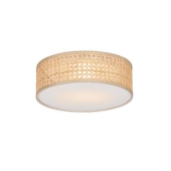 Okos mennyezeti lámpa rattan 30 cm, Wifi A60-nal - Tromma kép