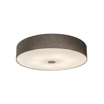 Okos mennyezeti lámpa taupe 70 cm 6 darab A60 WiFi izzóval - Drum Jute kép
