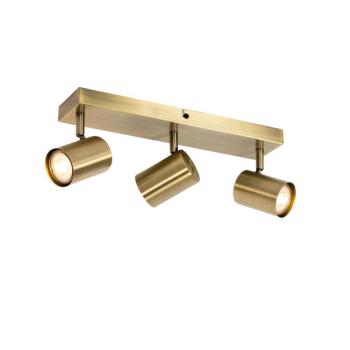 Okos mennyezeti spotlámpa bronz 3-lámpás állítható Wifi GU10 50mm-rel - Jeana kép