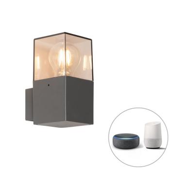 Okos modern kültéri fali lámpa antracit IP44 WiFi-vel P45 - Denmark kép