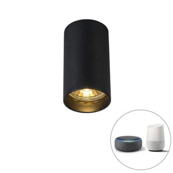 Okos modern reflektor fekete, WiFi-vel, GU10 - Tuba kép
