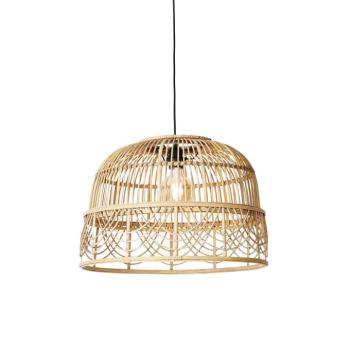 Okos rattan lámpa 49 cm-es, Wifi G95-tel - Michelle kép