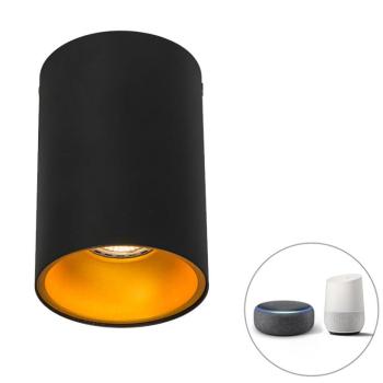Okos spotlámpa fekete arannyal, WiFi GU10 izzóval - Deep kép