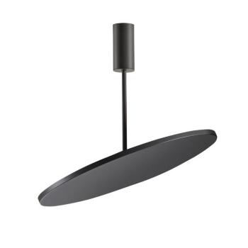 OLEV LED mennyezeti lámpa FLUENTIS fekete Ø 54 cm fém 2700 K kép