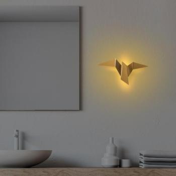 Opviq , 119FRS1152 , Pacalı - 13503 - M , Arany Színű , Fali lámpa , LED 1W 3000K kép