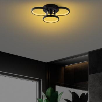 Opviq , 119FRS1537 , Halka-13310 , Fekete Színű , Csillár , LED 16W 3000K kép
