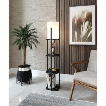 Opviq , 390FLH1149 , Nora - Black , Fekete Színű , Állólámpa , E27 Foglalattal kép
