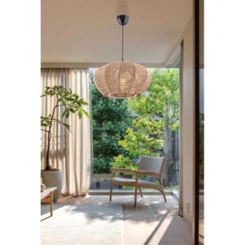 Opviq , 390FLH2265 , Jute Ellipse , Krém Színű , Csillár , E27 kép