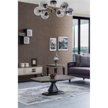 Opviq , 846STL2948 , Dolunay , Füst Színű , Csillár , E27 Foglalattal kép