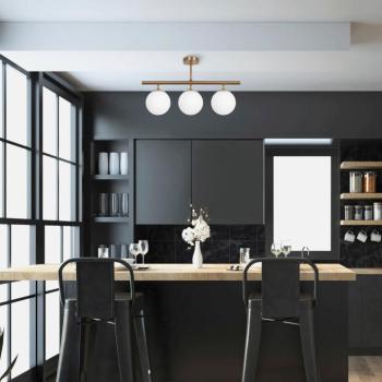 Opviq , 942FLG1113 , Atmaca - 10270 , Vintage Stílusú , Csillár , E27 kép