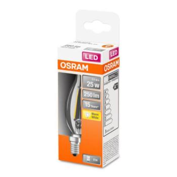 OSRAM Classic B LED lámpa E14 2,5W 2700K szélfújta kép