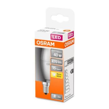 OSRAM Classic B LED lámpa E14 4,9W 2700K matt kép