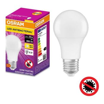 Osram LED Antibakteriális izzó A60 E27/8,5W/230V 2700K  kép