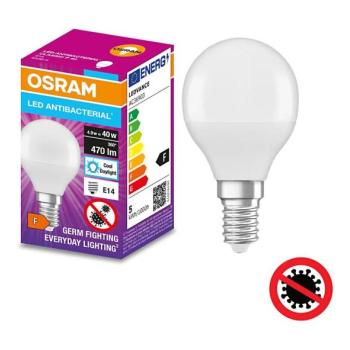 Osram LED Antibakteriális izzó P40 E14/4,9W/230V 6500K  kép