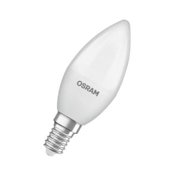 OSRAM LED Classic Star, gyertya, matt, E14, 3,3 W, 4.000 K kép