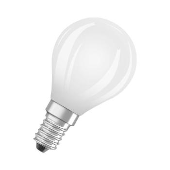 OSRAM LED csepp izzó E14 5,5W 827 dimm matt kép