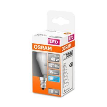 OSRAM LED csepp lámpa E14 4,9W 840 Star, matt kép
