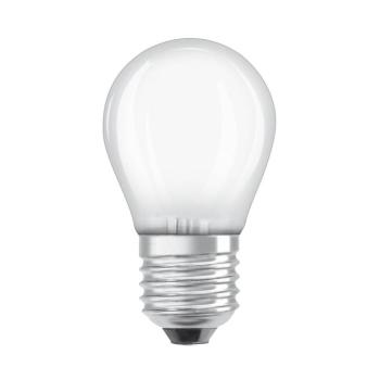 OSRAM LED izzó csepp matt E27 3,8W 2700K 806lm kép